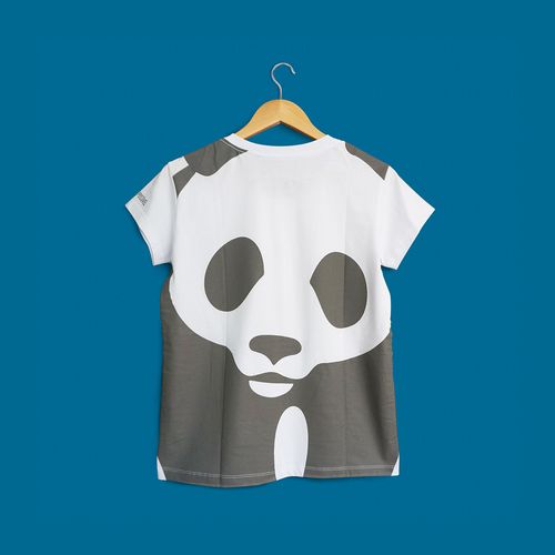 Camiseta Panda WWF - Gola Olimpica - Baby Look
