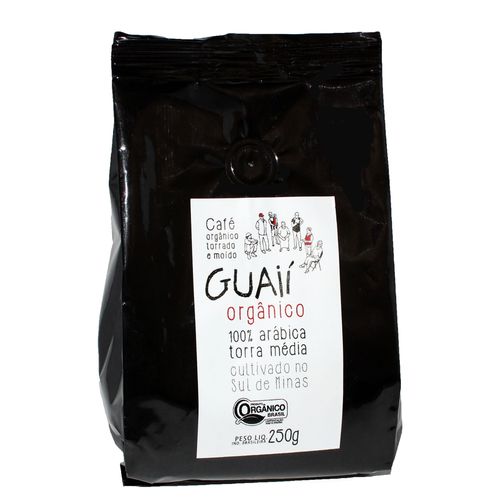 Kit 3 Cafés Guaií Orgânico moído 100% arábica