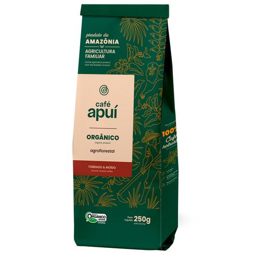 Café Apuí Agroflorestal 100% Orgânico 250g