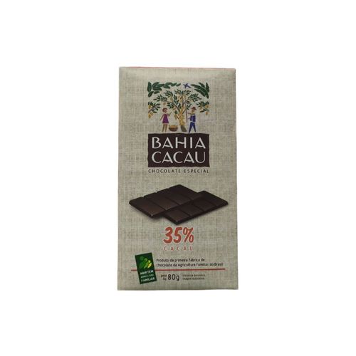Barra De Chocolate Especial 35% - Bahia Cacau - 80g