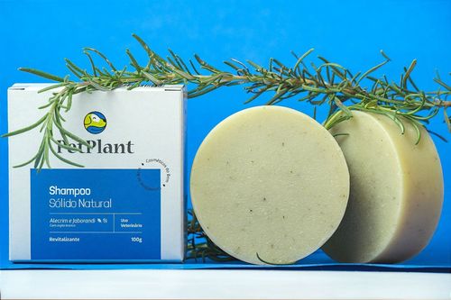 Shampoo Sólido Natural e Vegano | Alecrim e Jaborandi - Revitalizante