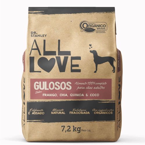 All Love -  Gulosos | Frango, Chia, Quinoa & Coco 7,2 kg