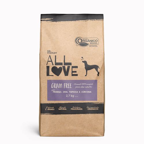All Love -Grain Free | Frango, Chia, Tapioca& Cúrcuma 2,7 kg